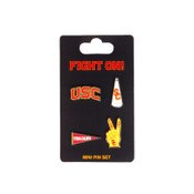 USC Trojans Fight On! Mini 4 Pin Set